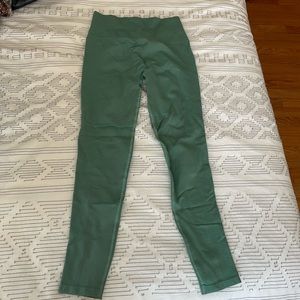 Spiritual gangster teal leggings size XS/S